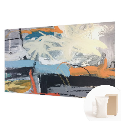 Fototapet på mål med en farverig abstrakt illustration