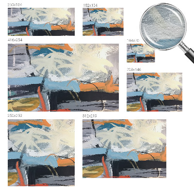 Fototapet på mål Farverig abstraktion