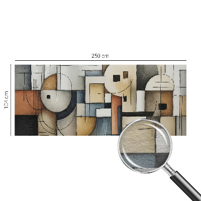 Modern fototapet med et geometrisk harmonimotiv