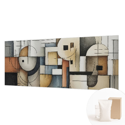 Modern fototapet med et geometrisk harmonimotiv