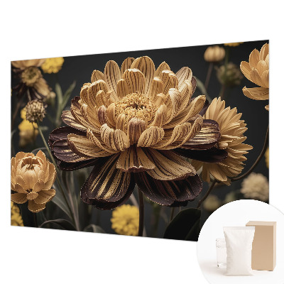 Høj kvalitet fototapet med blomstermotiv og elegant udtryk