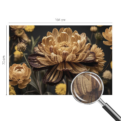 Høj kvalitet fototapet med blomstermotiv og elegant udtryk