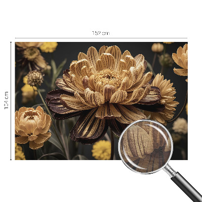 Høj kvalitet fototapet med blomstermotiv og elegant udtryk