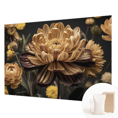 Høj kvalitet fototapet med blomstermotiv og elegant udtryk