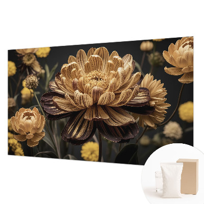 Høj kvalitet fototapet med blomstermotiv og elegant udtryk