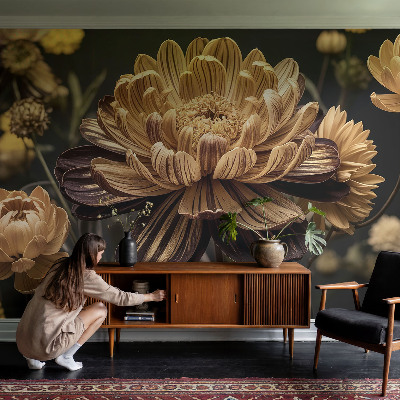 Høj kvalitet fototapet Blomsteragtig elegance