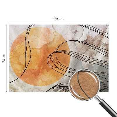 Non-woven fototapet med et harmonisk abstrakt motiv