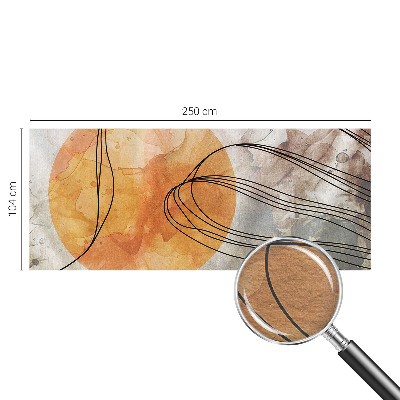 Non-woven fototapet med et harmonisk abstrakt motiv