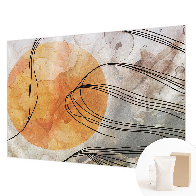 Non-woven fototapet med et harmonisk abstrakt motiv