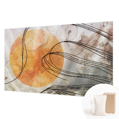 Non-woven fototapet med et harmonisk abstrakt motiv