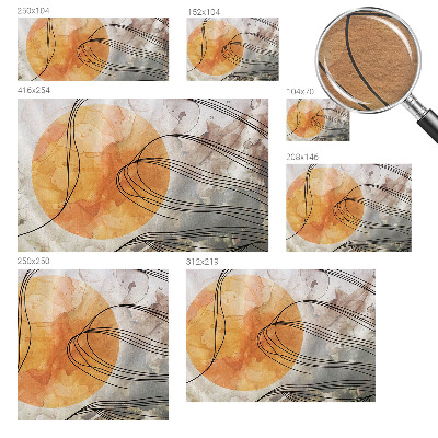 Non-woven fototapet Harmonisk abstraktion