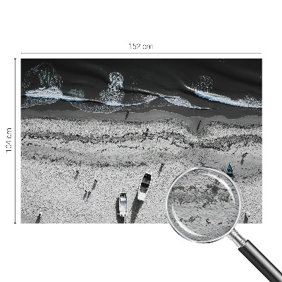 Stor fototapet Strandro