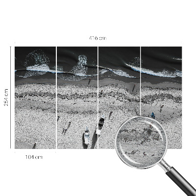 Stor fototapet Strandro