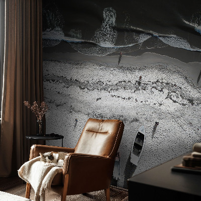 Stor fototapet Strandro