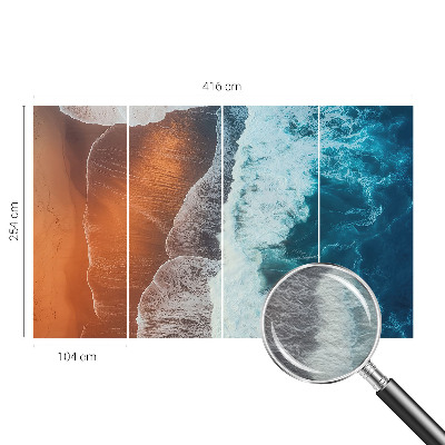 3D fototapet Marin symbiose