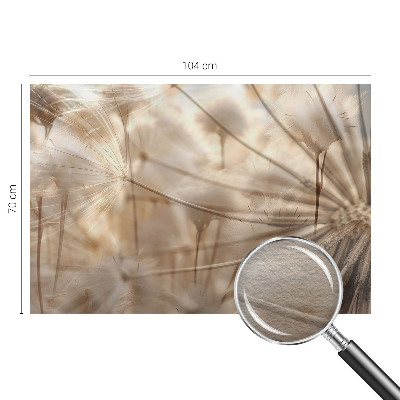 Fototapet Diskrete mælkebøtter