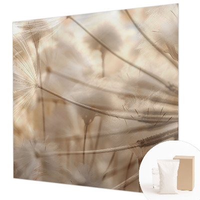 Fototapet Diskrete mælkebøtter