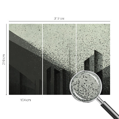 Foto tapet Bygeometri