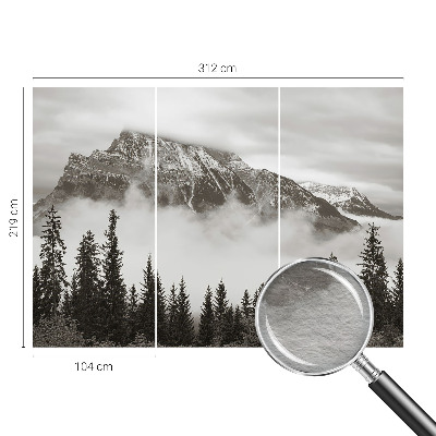 Vlies fototapet Bjerglandskab