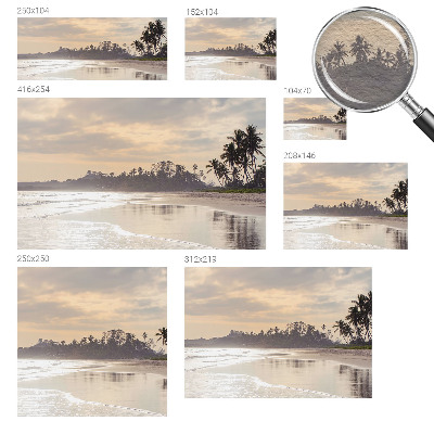 Non-woven fototapet Strandmorgen