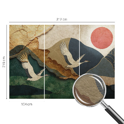 Fotovæg Østens kraner