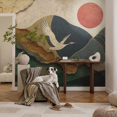 Fotovæg Østens kraner