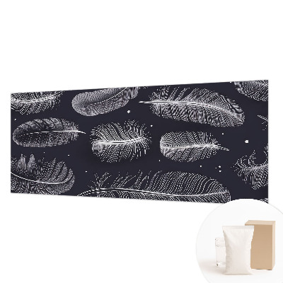 Tapet væg Subtile fjer