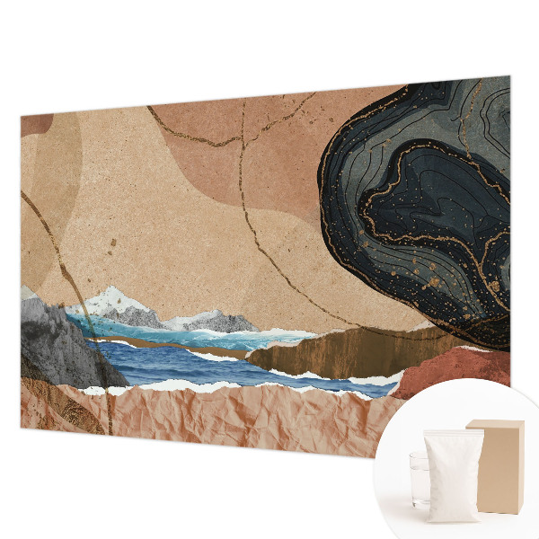 Fototapet børneværelse Abstrakt landskab