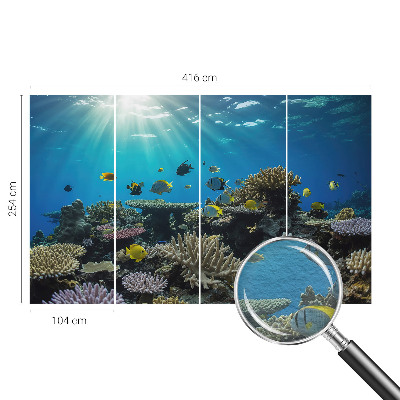 Fototapet soveværelse Undervandsverden