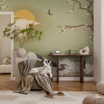 Fototapet til børn med et elegant naturmotiv