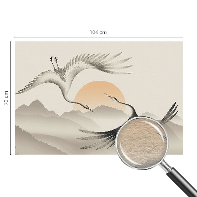 Fotovæg soveværelse Østkraner