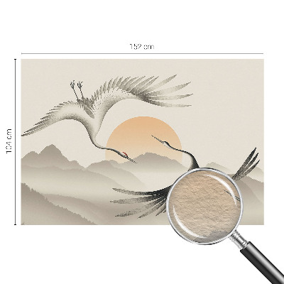 Fotovæg soveværelse Østkraner