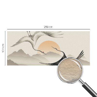 Fotovæg soveværelse Østkraner