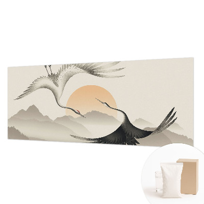 Fotovæg soveværelse Østkraner