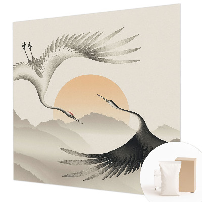 Fotovæg soveværelse Østkraner