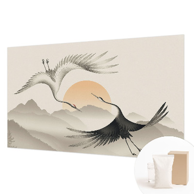 Fotovæg soveværelse Østkraner