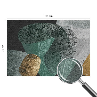 Høj kvalitet fototapet med abstrakt geometrisk motiv