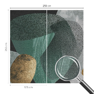 Høj kvalitet fototapet Abstrakt geometri