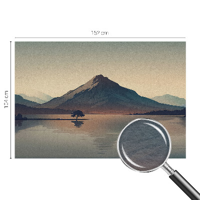 3D fototapet Bjerglandskab