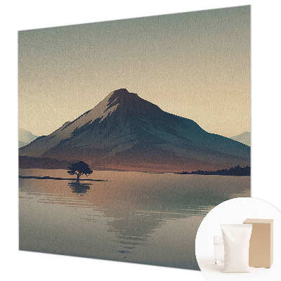 3D fototapet Bjerglandskab