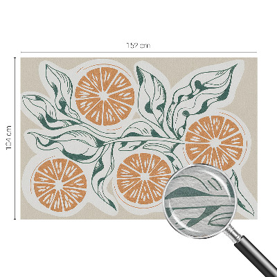 Stor fototapet Frugtmønstre