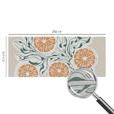 Stor fototapet Frugtmønstre