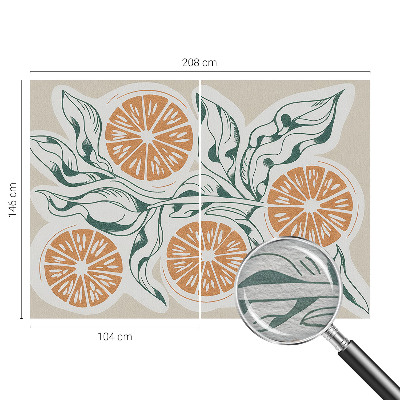 Stor fototapet Frugtmønstre