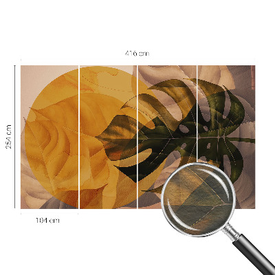 Tapet Abstrakte blade