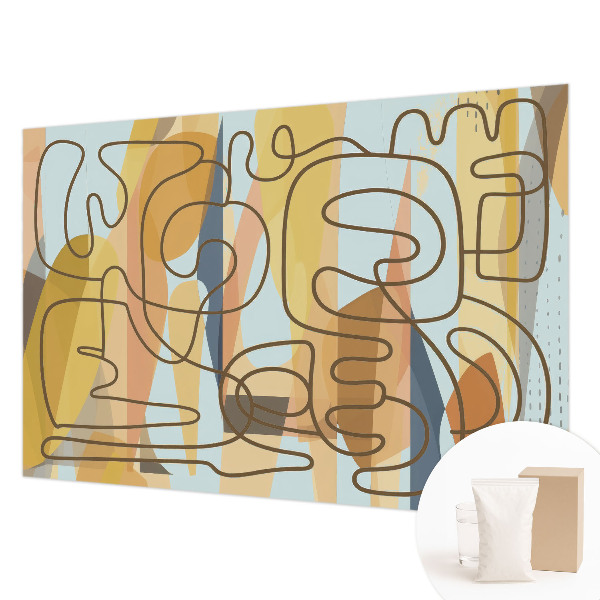 Fototapet børneværelse Abstrakte former