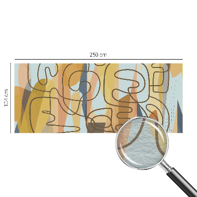 Fototapet børneværelse Abstrakte former