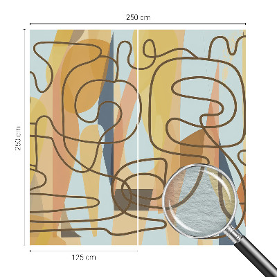 Fototapet børneværelse Abstrakte former