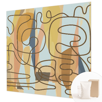 Fototapet børneværelse Abstrakte former