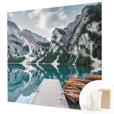 Fototapet efter mål med motiv af et bjergpanorama