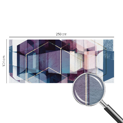 Høj kvalitet fototapet med et motiv af geometriske terninger